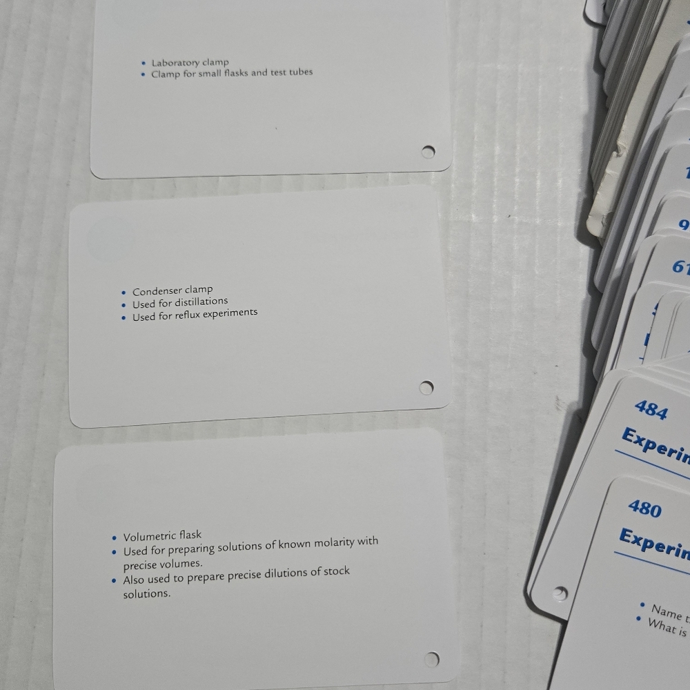 Barron's AP Chemistry Flash Cards Box Set - Picture 11 of 16